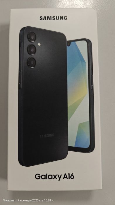 Samsung Galaxy A16, НЕ РАЗОПАКОВАН, чисто НОВ, А1 гаранция