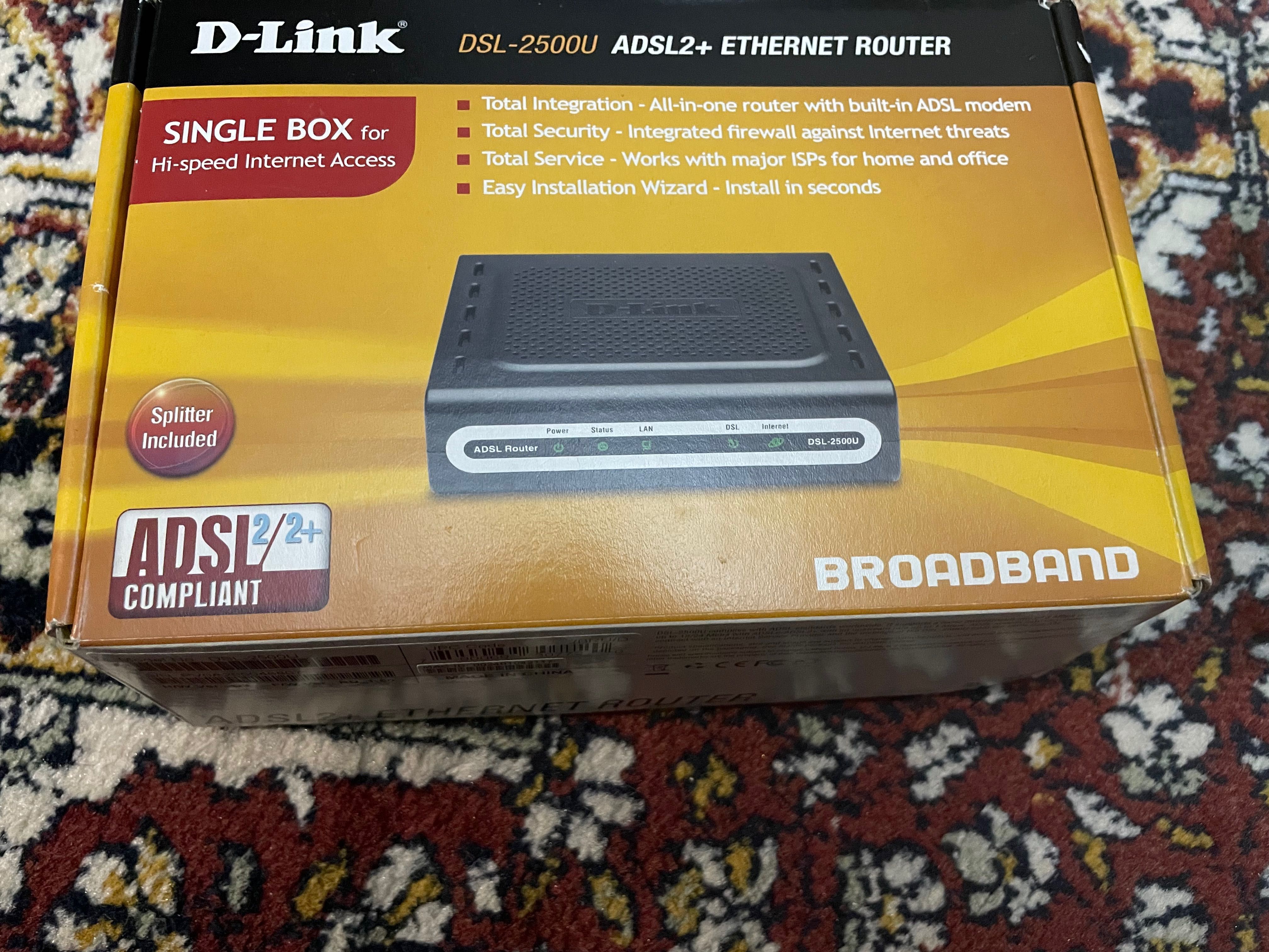 ADSL маршрутизатор (роутер) D-Link DSL-2500U