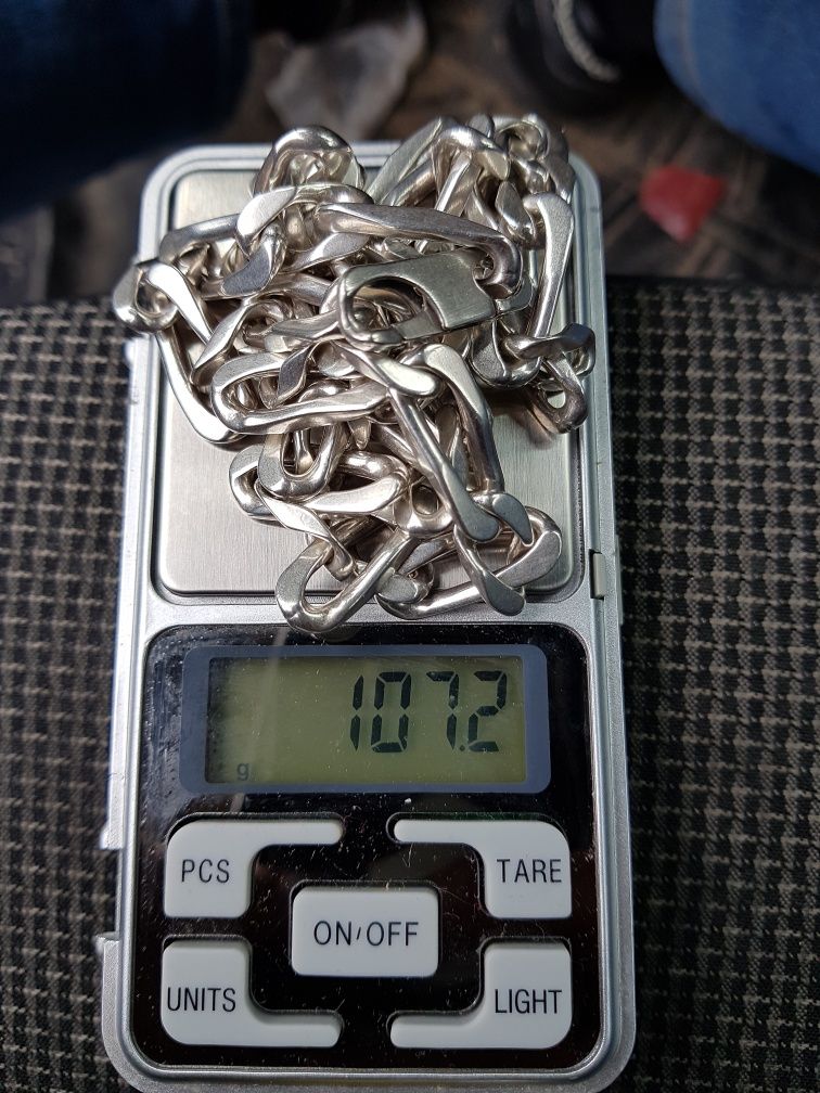 Lant foarte masiv argint 925 Italy cartier 110 grame,nou ,super preț.