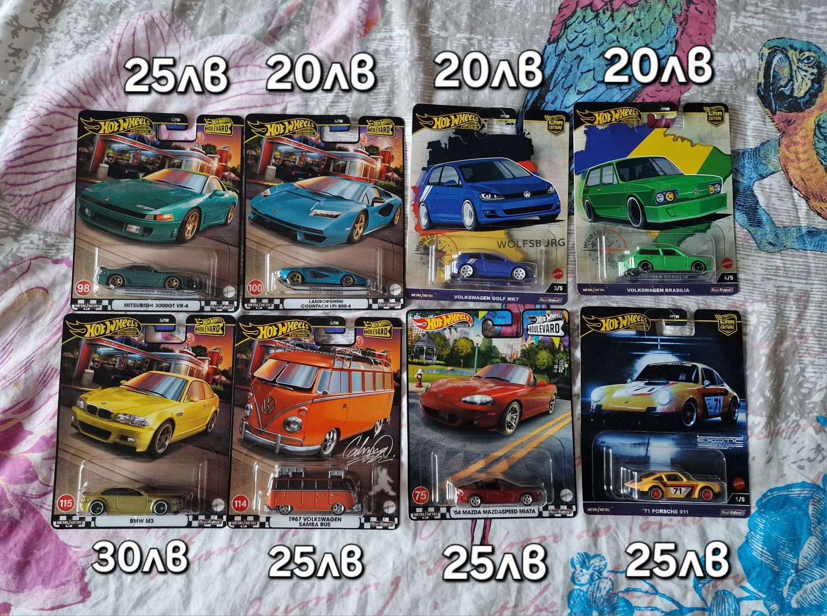 Премиум модели, RLC на Hot wheels и Matchbox, Pop Race, Mini GT