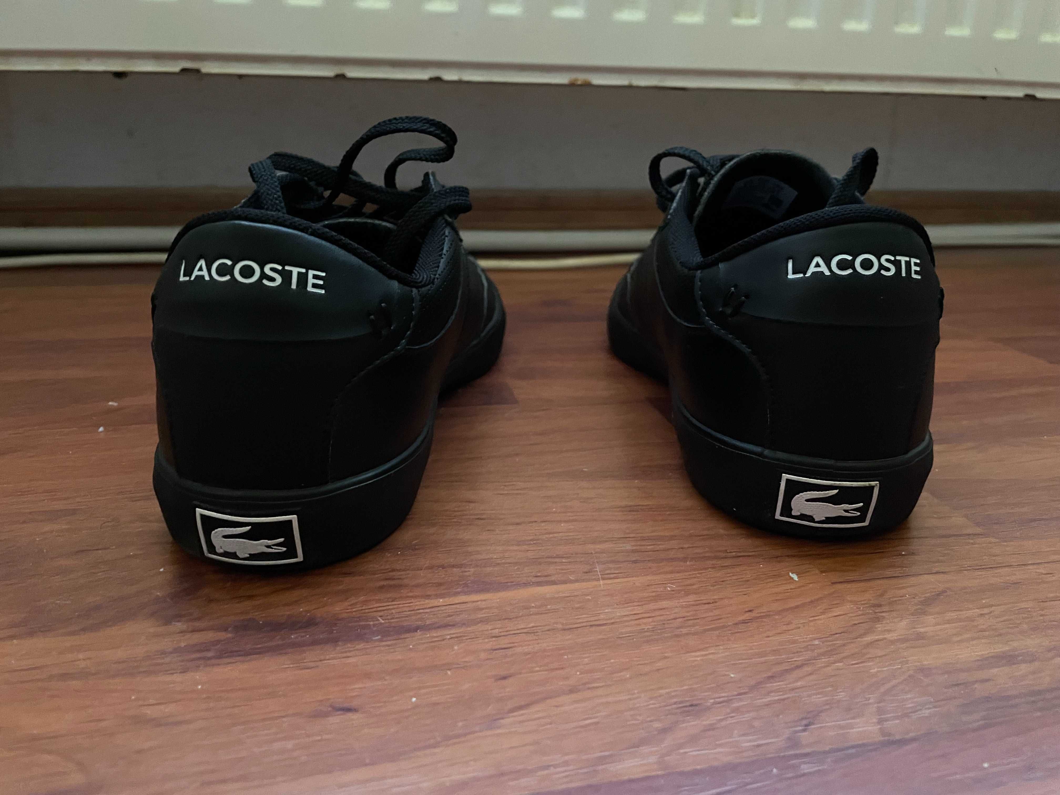 Papuci/Sneakers Lacoste negri