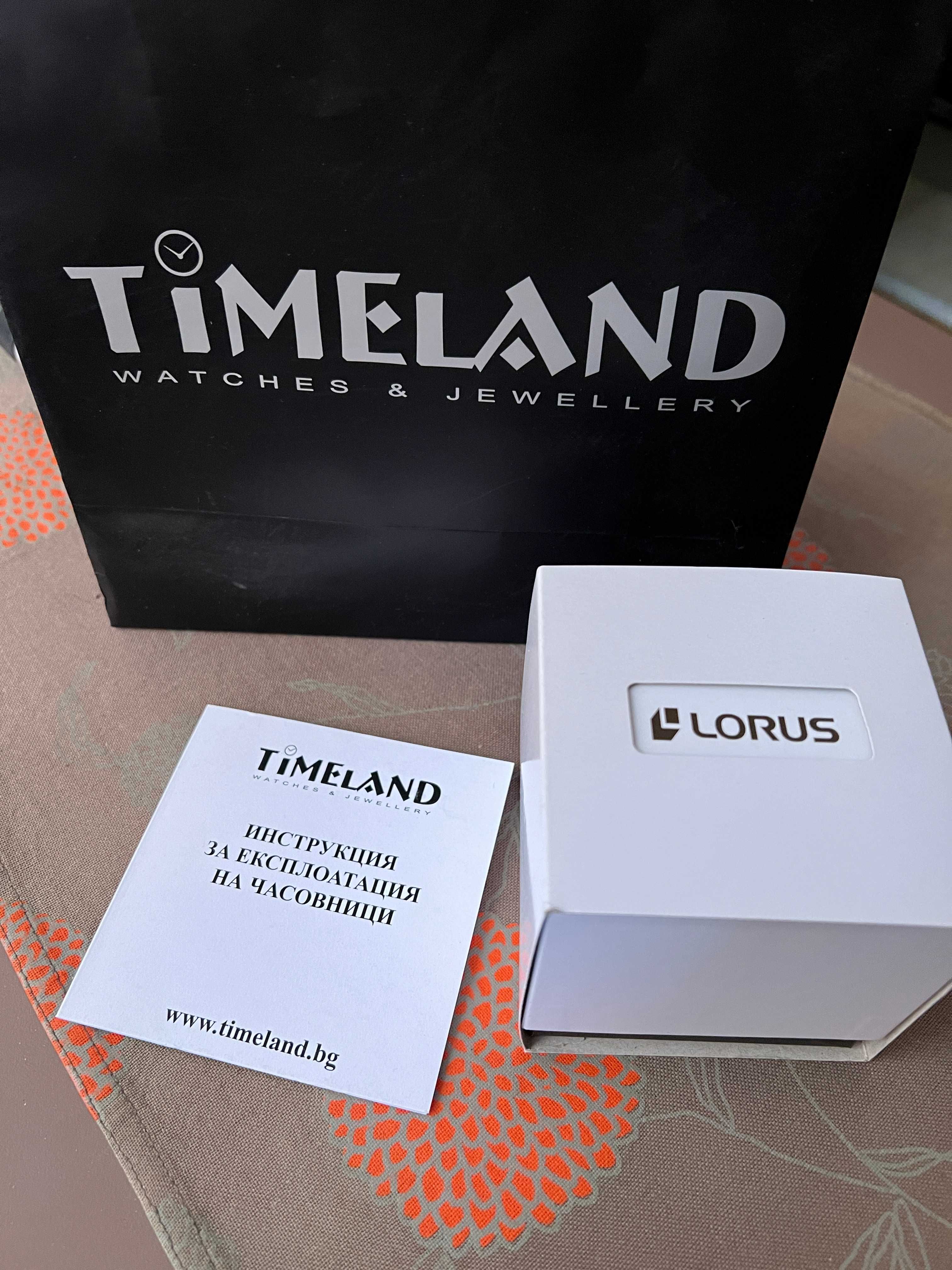 Продавам НОВ Часовник Lorus RM391HX9 с гаранция към TIMELAND