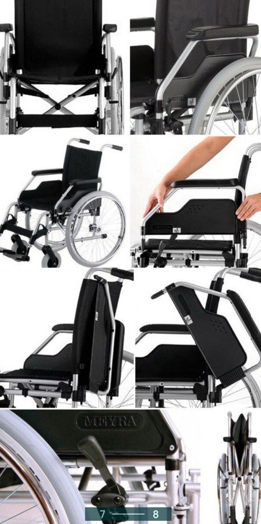 Инвалидная коляска + откидная спинка + подголовник отличного качества.