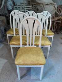 Реставрация стульев переобивка материала лакировка