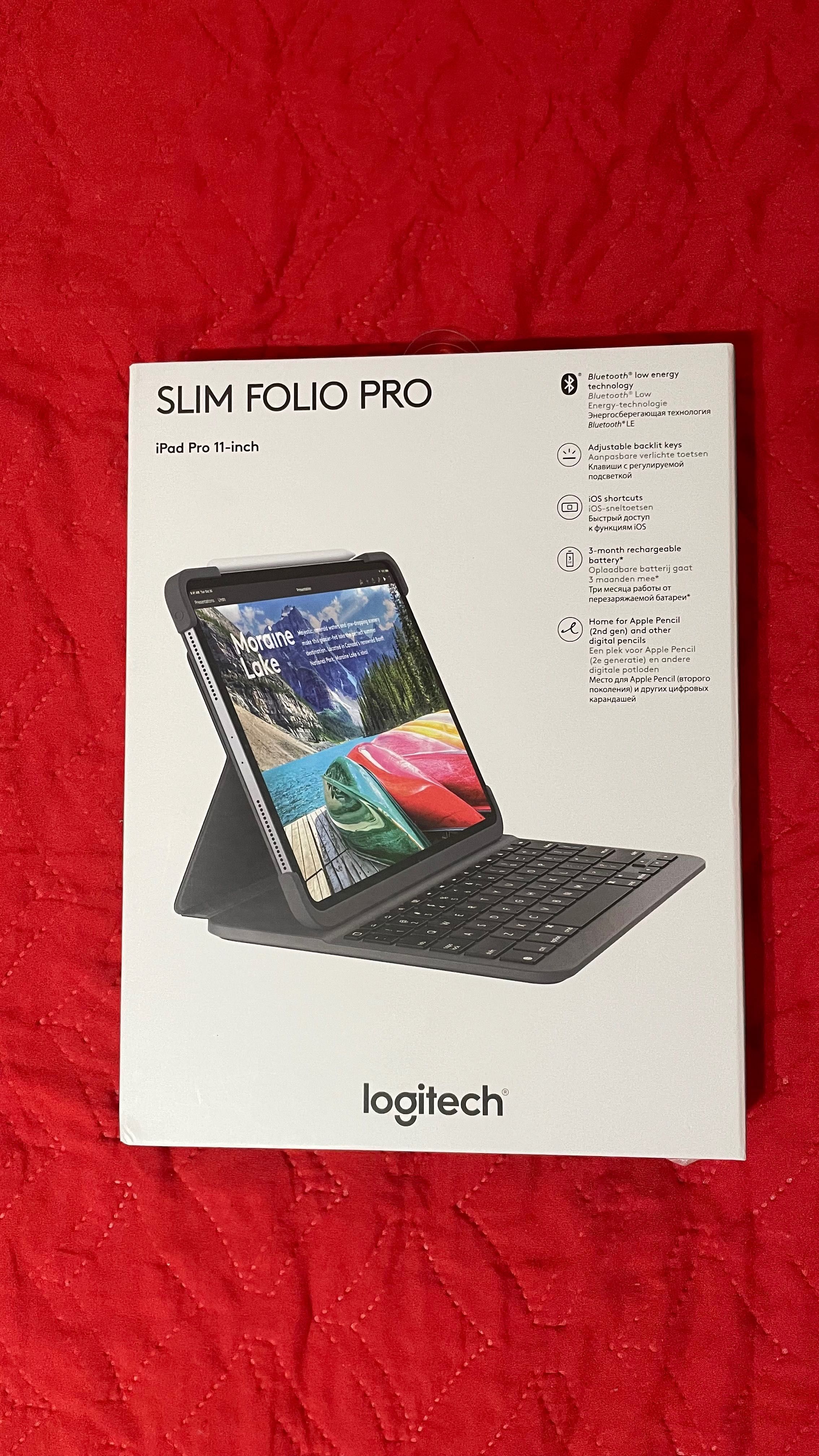 Vand Husa cu tastatura Logitech Slim Folio pentru iPad Pro, Black