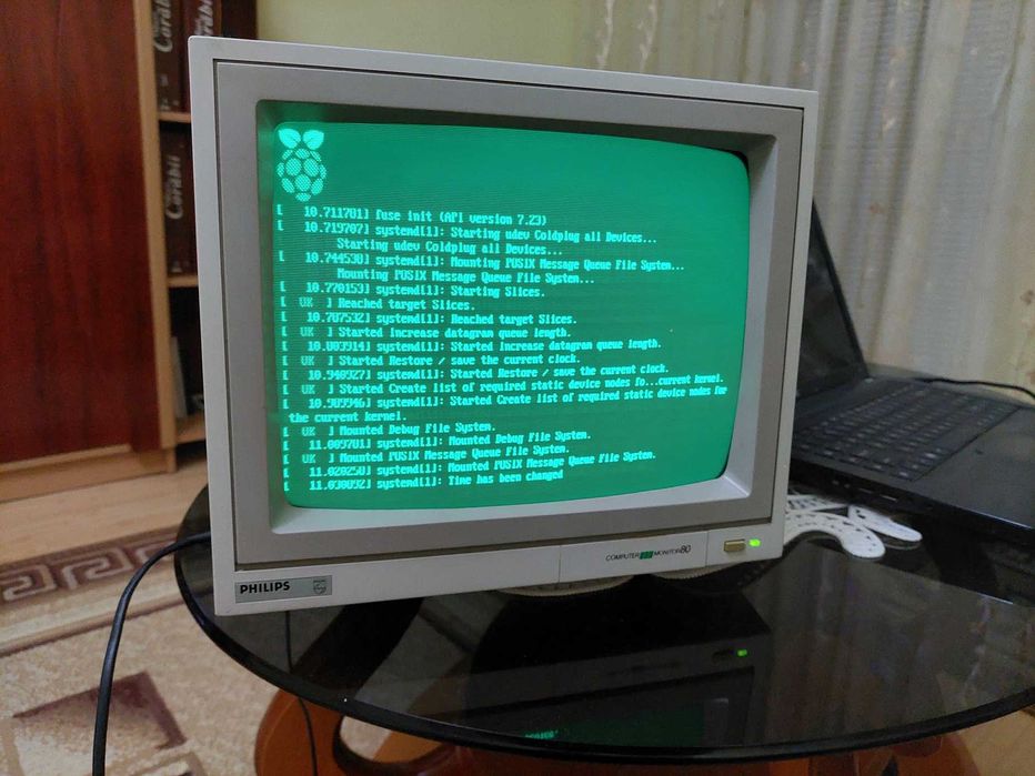 Monitor vintage monocrom Philips