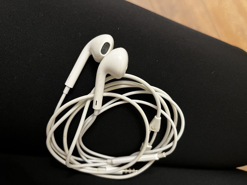 Casti Apple earpods jack 3.5 mm microphone original