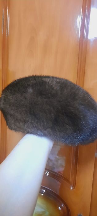 Норковый берет б/у