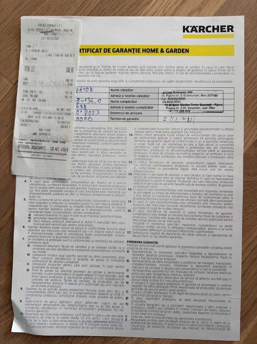 Aspirator Karcher VC3 Premium Hepa fara sac stare foarte buna