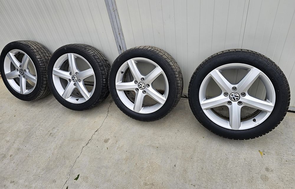 Jante aspen 17 originale VW, anvelope iarnă cadou