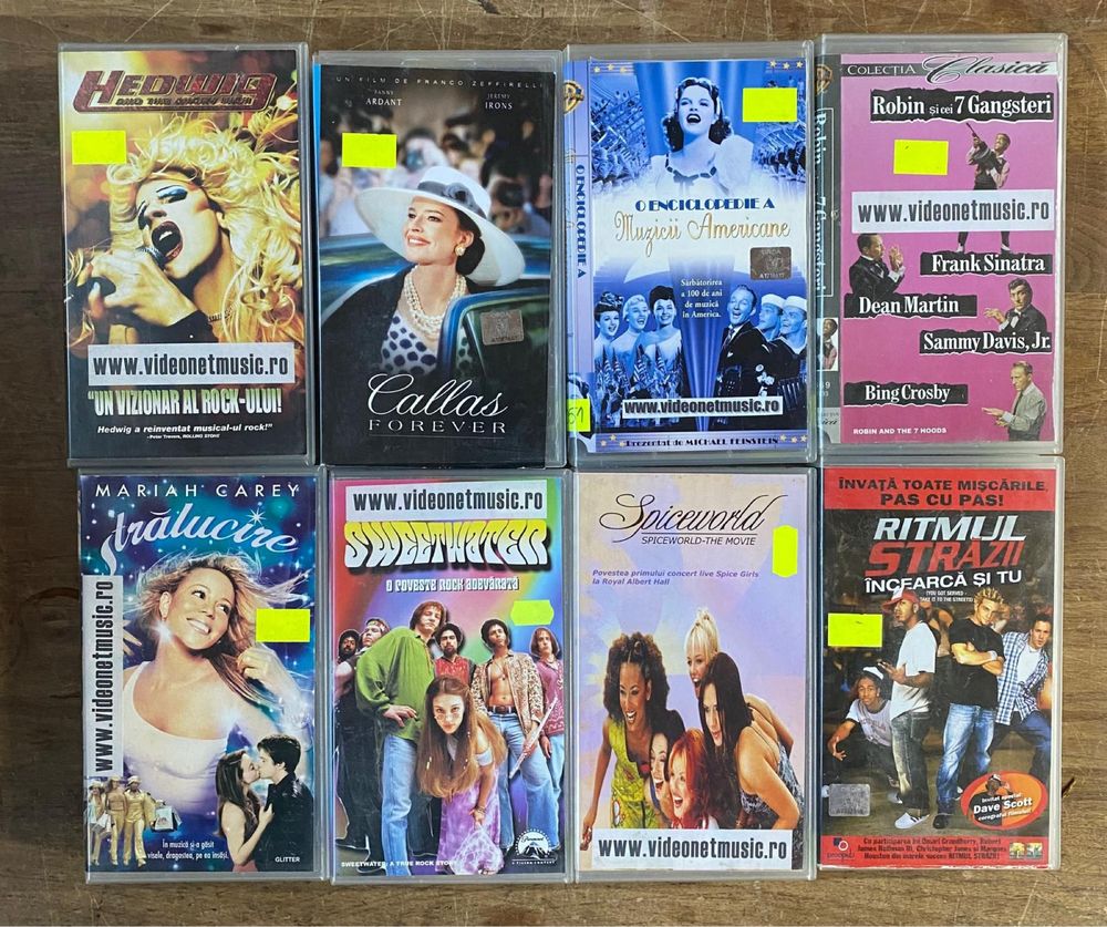 Casete video VHS,Concerte live Colectie