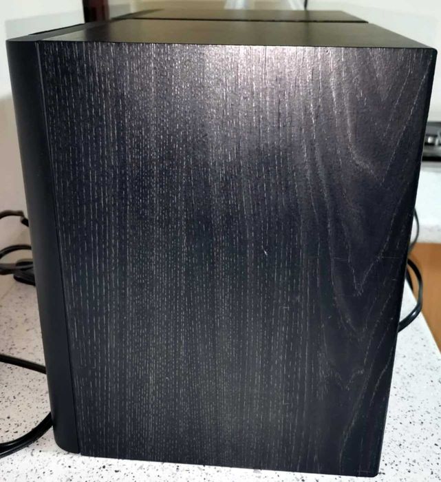 Boxe active Jamo CS5, 40W, finisaj lemn negru, made in Denmark