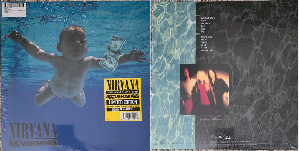 Nirvana – Nevermind (2LP-180 g.) +1мини  (7", 45 RPM)