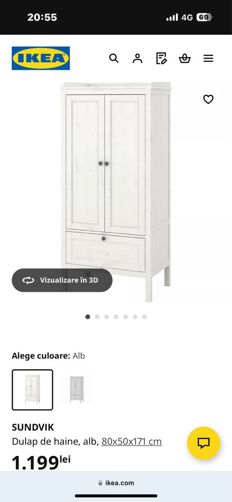 Dulap imbracaminte copii