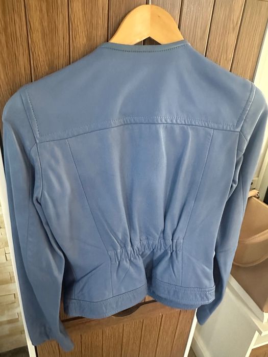 Geaca piele Massimo Dutti femei