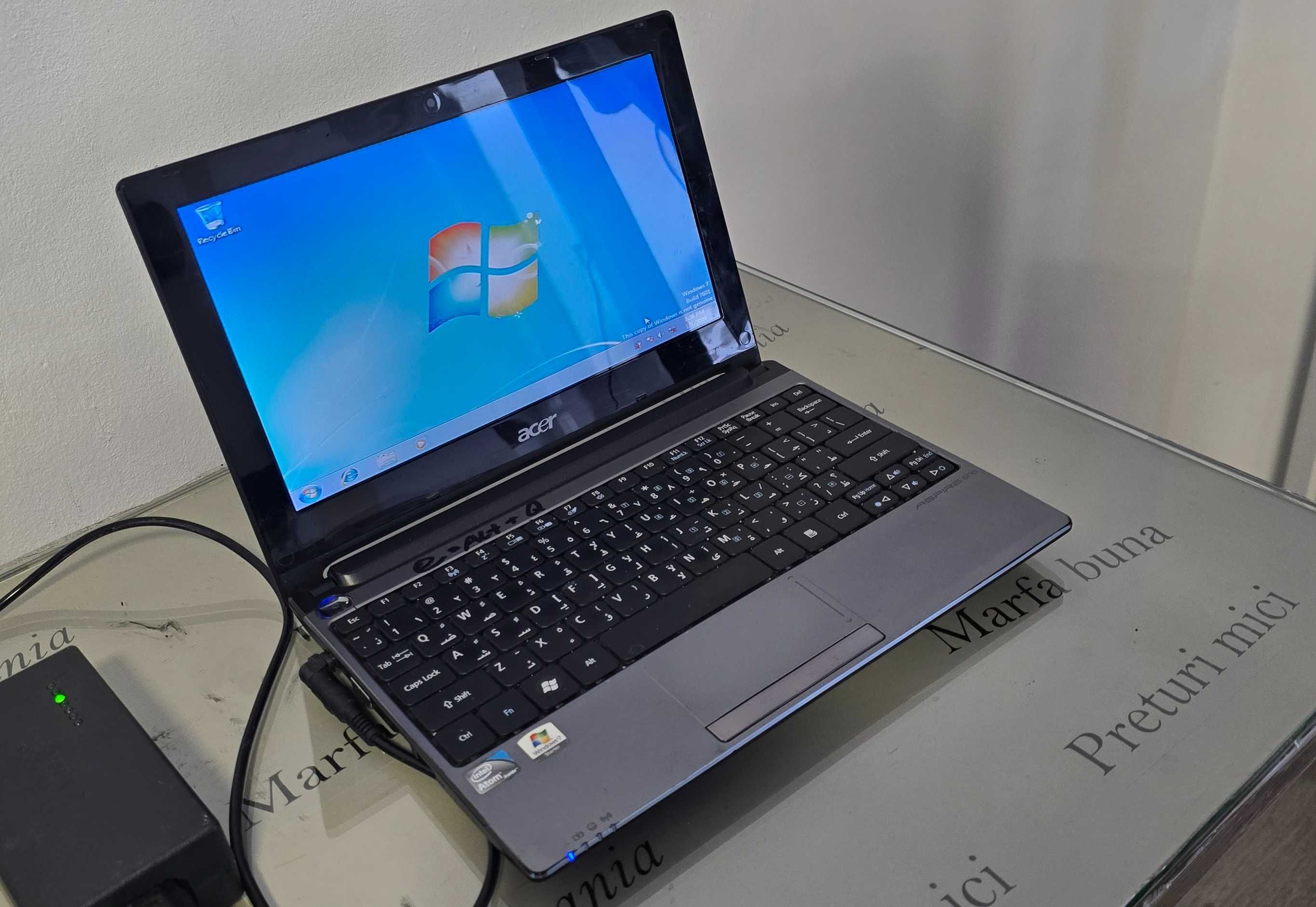 Laptop mini core2 - Acer Aspire One 11.6 inch - functional instalat