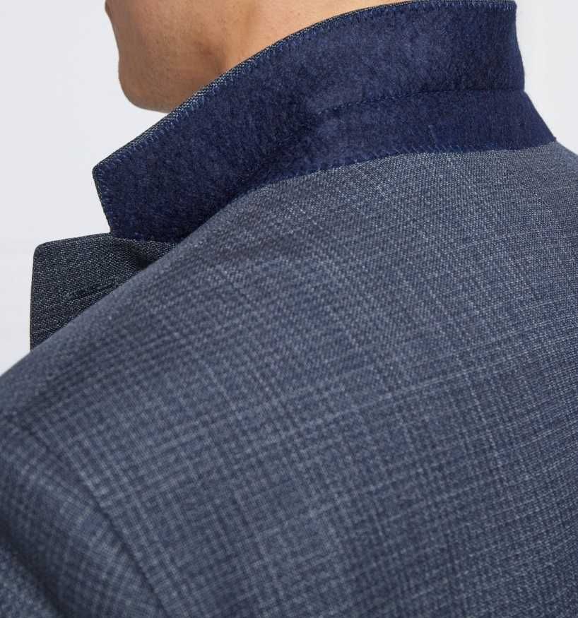 Sacou blazer slim 48 M d lux Atelier Torino 100% in destructurat linen