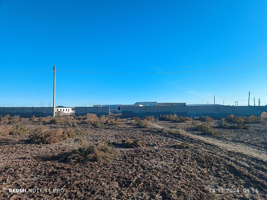 Нокис район селхозда Жер план сатылады 4 сотих  35 милйон келисимли