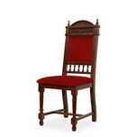 Scaun rustic tapitat