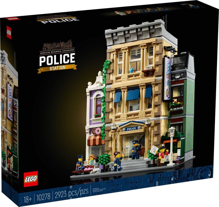Lego 10278, Police Station, original (Complet, Montat, ca nou)