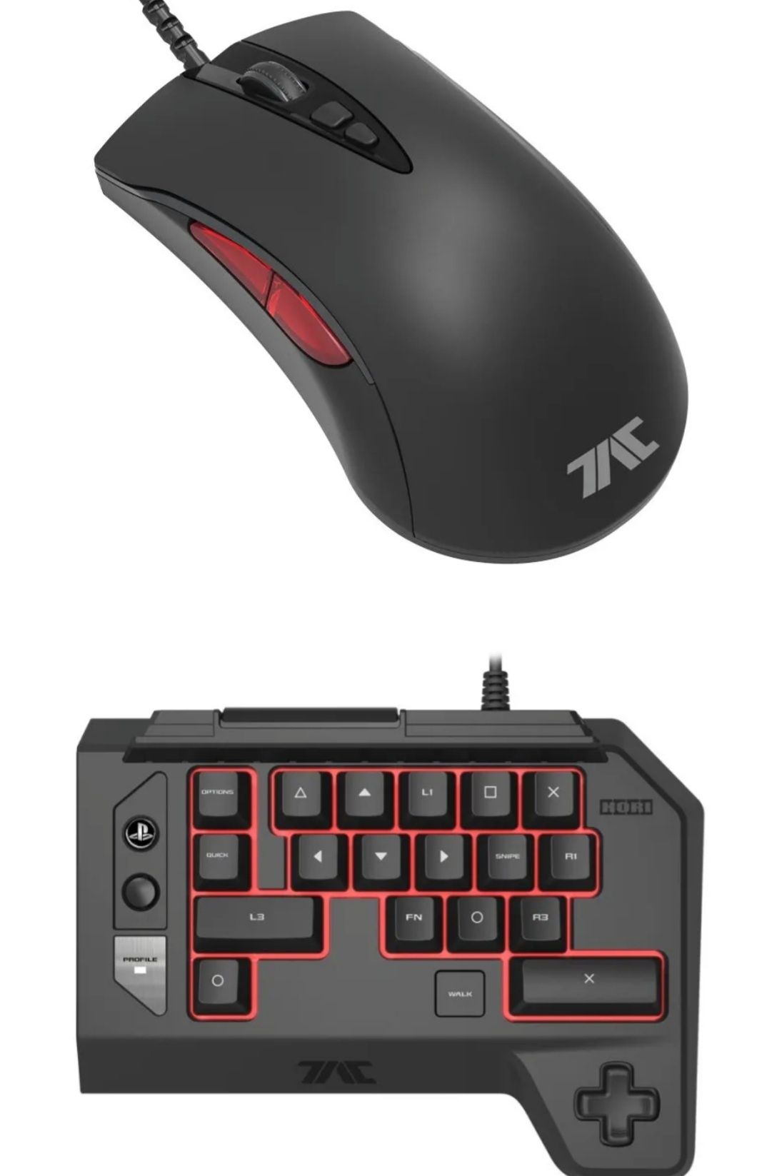 Игровая мышь и Кейпад Hori T.A.C. FOUR TYPE K2