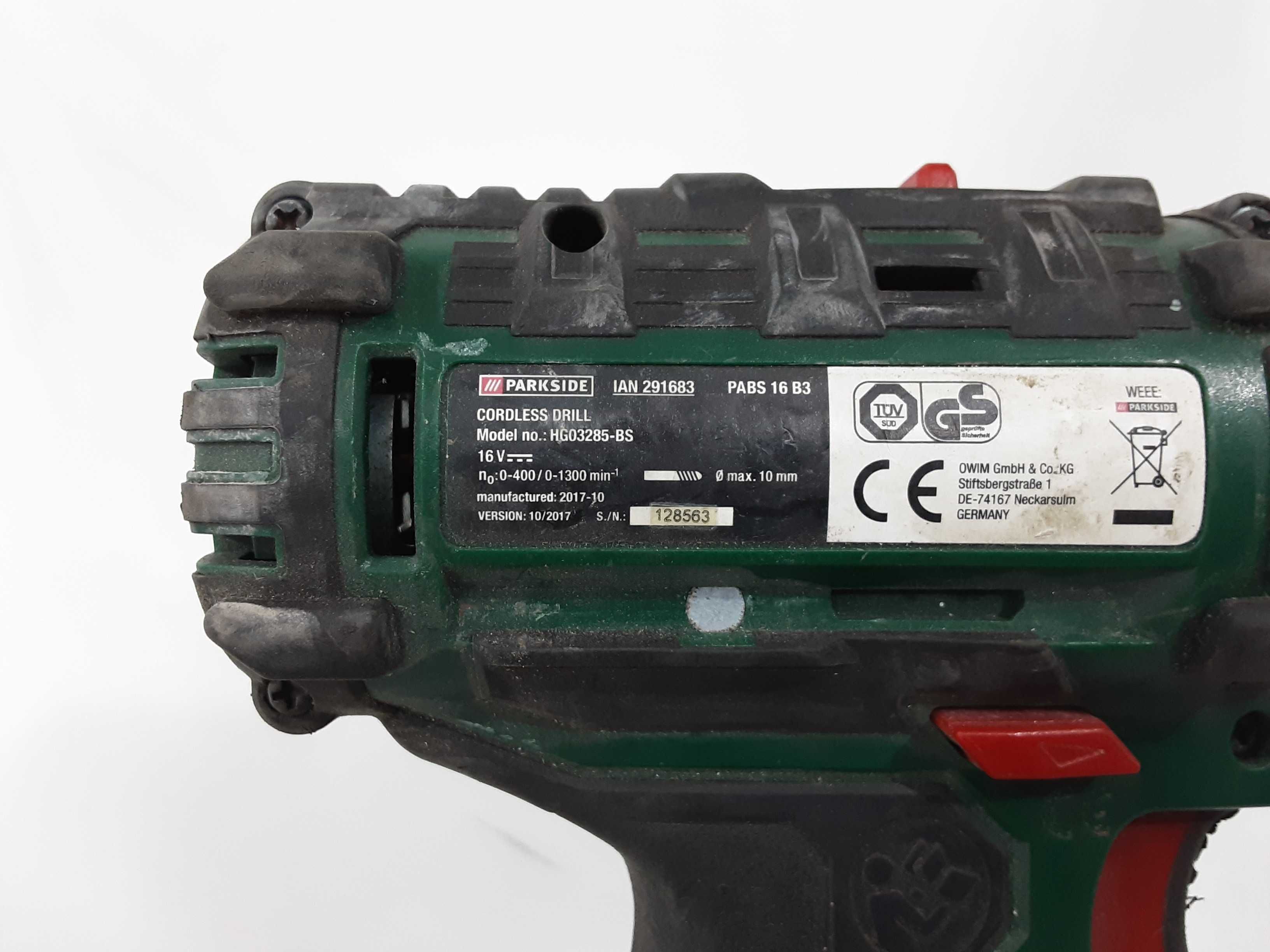 Винтоверт и импактор - Parkside 20 V
