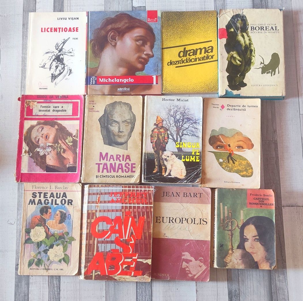 Cărți,romane diferite preț 5 lei bucata
