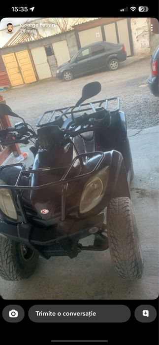 ATV kymco mxu 300 fiabil si gata de drum