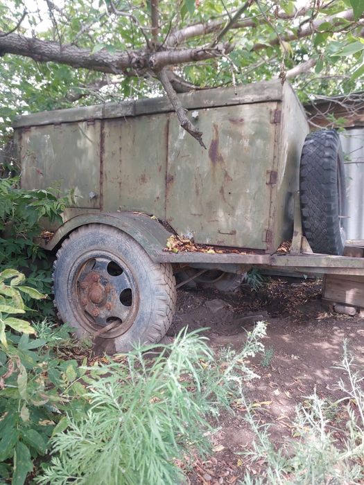 Передвижная военная электростания. Одноосная