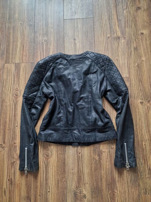 Страхотно дамско кожено  яке MDK  размер 38 , естествена кожа