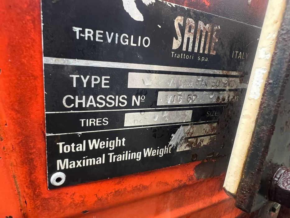 Винен трактор Same Vigneron – 50 к.с., 1,3 т + Видео