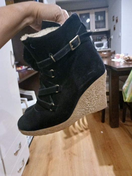 Велурени боти/ботуши Samsoe&Samsoe, 36 номер