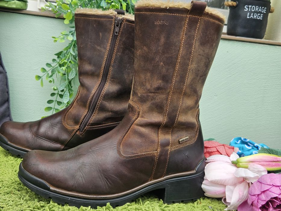 Marc топли ботуши естествена кожа N40