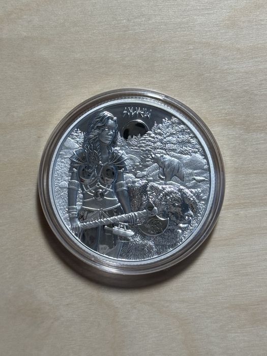 Colecție completă 4 monede argint 1 Oz Germania Mint - Valkyries