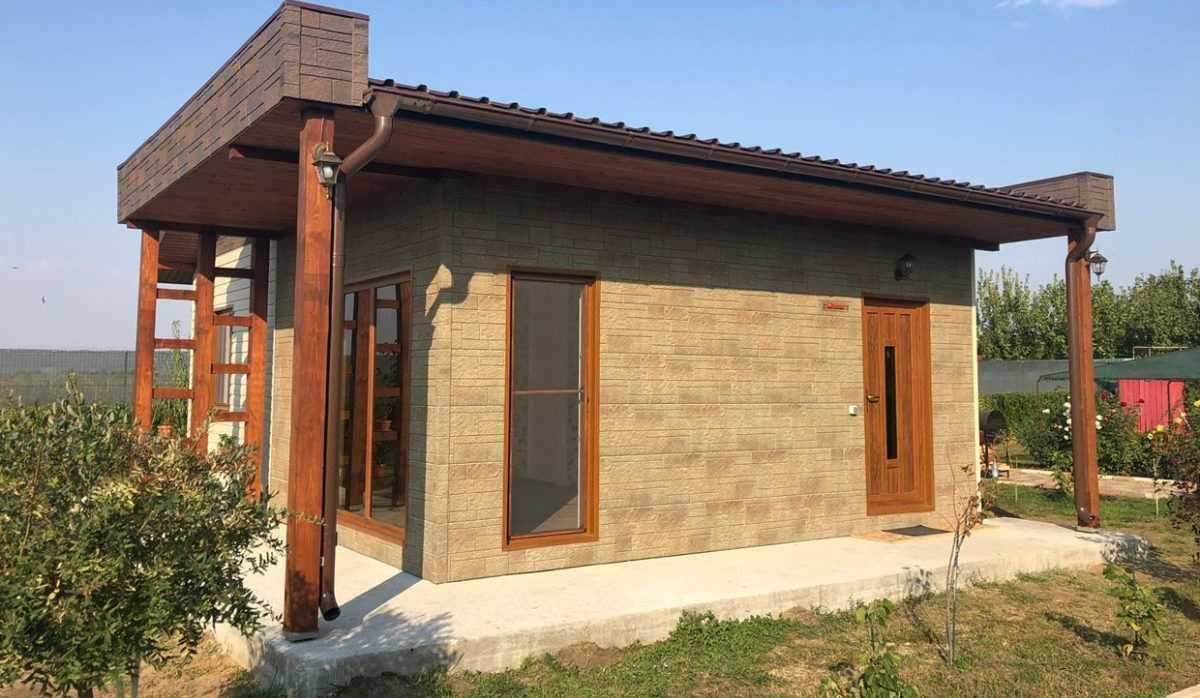 Casa Modulara si Garaje auto, pe structura metalica si panou sandwich