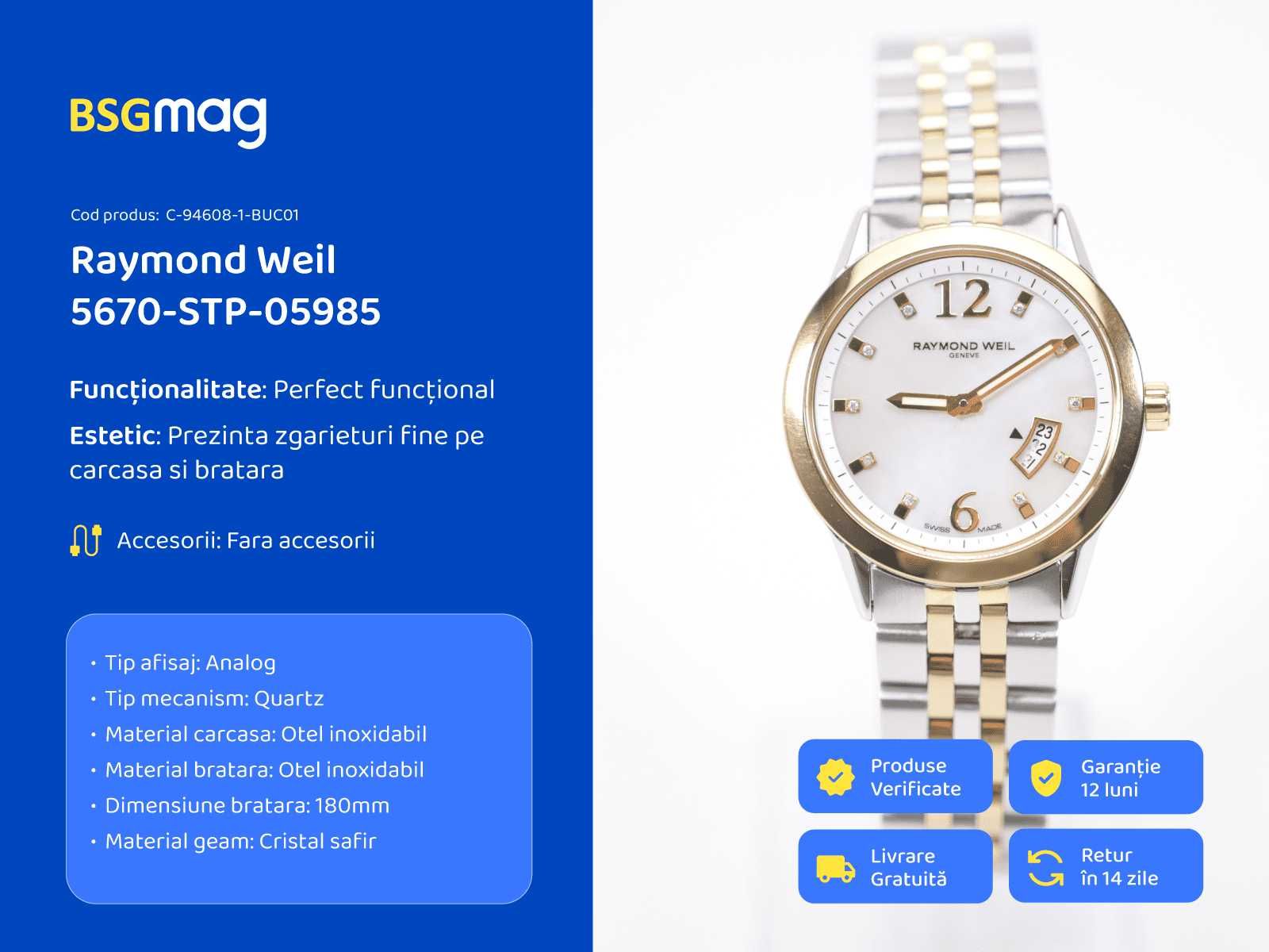 Ceas Raymond Weil 5670-STP-05985 - BSGmag
