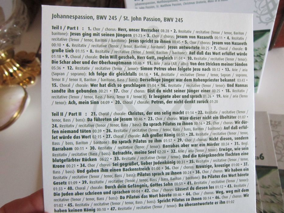 cadou deosebit Craciun Great Religious Works -Germany 2005 Bach