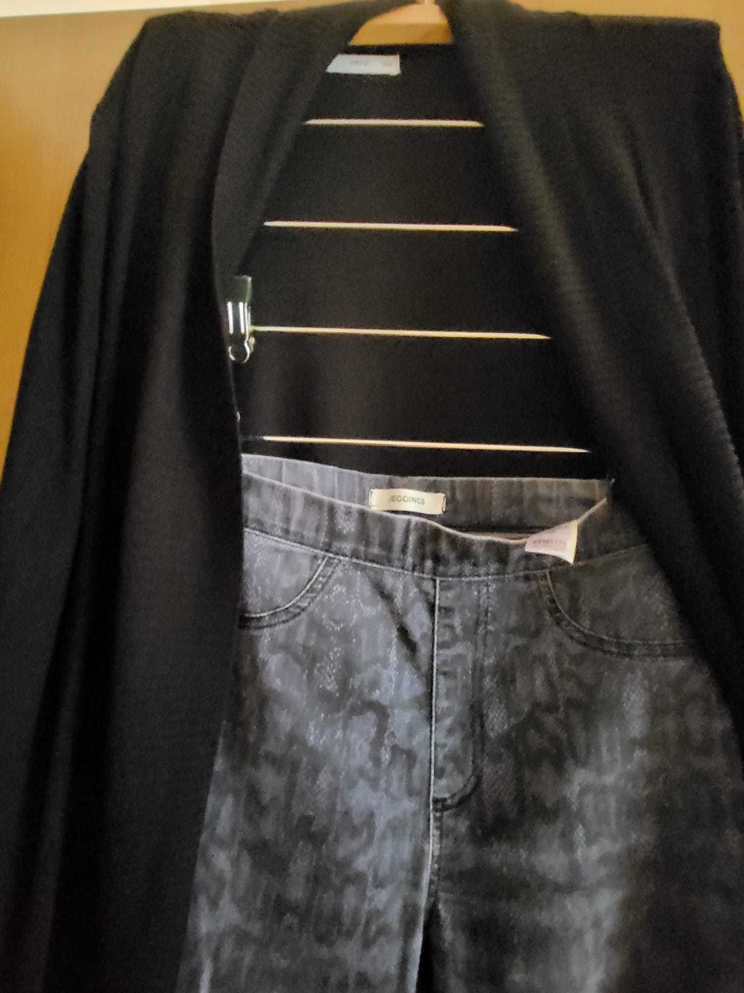 Jeggings Marks&Spencer, cardigan Mango, marime 38