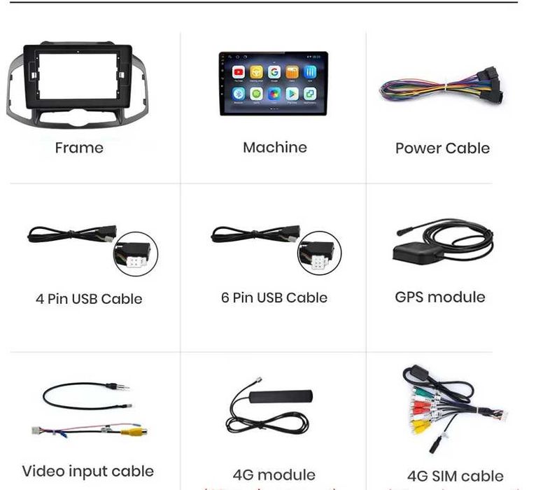 Мултимедия 9" ANDROID 14 за Chevrolet Captiva C140 Навигация Carplay