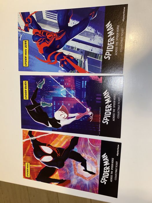 Bilete de colecție Spider Man Across the Spider-Verse