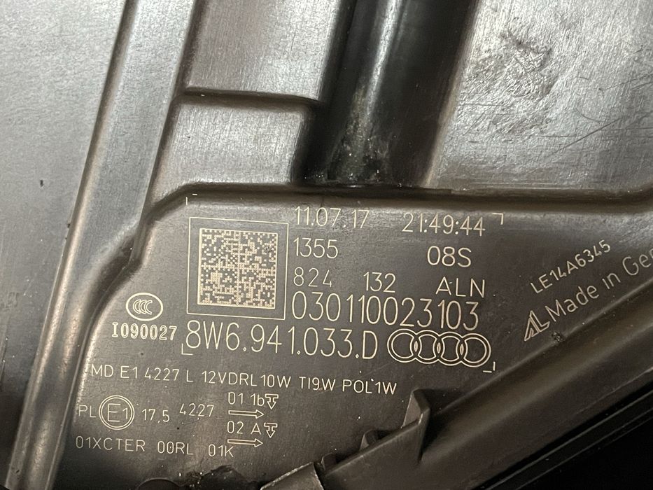 Far stanga / dreapta Full led Audi A5, S5 B9 8W6941033D si 8W6941034D