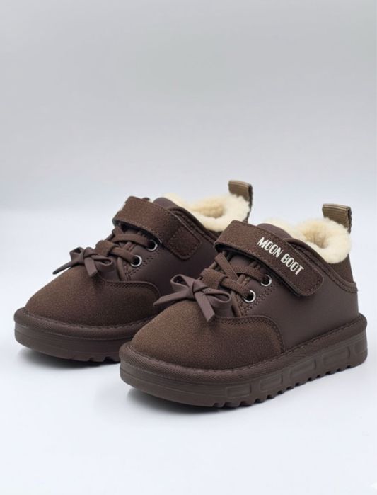 Bolalar uchun issiq qishki"Moon Boot"poyabzali-junli ichlik,