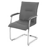 Scaune Birou Mobexpert -Piele & Metal -4 bucăți disponibile