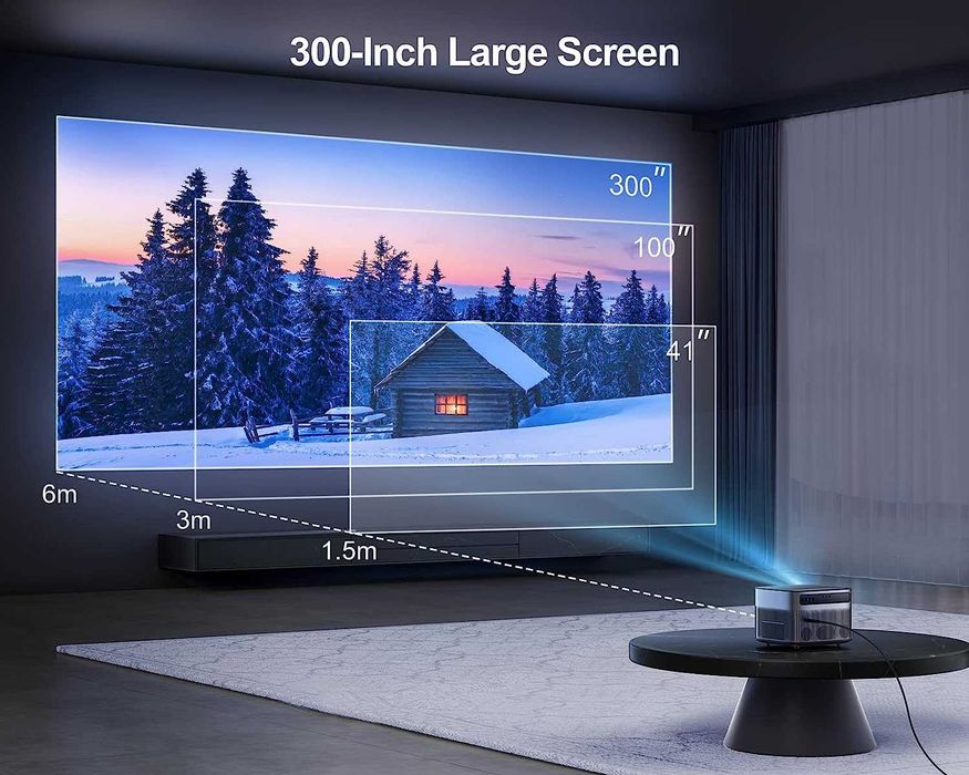 Videoproiector Wimius P64 WiFi Bluetooth Full HD , 600 ANSI Lumeni