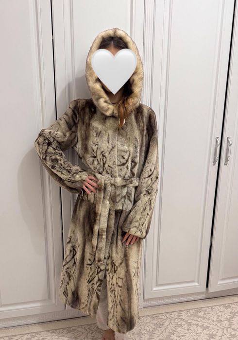 Норковая шуба полустриженная