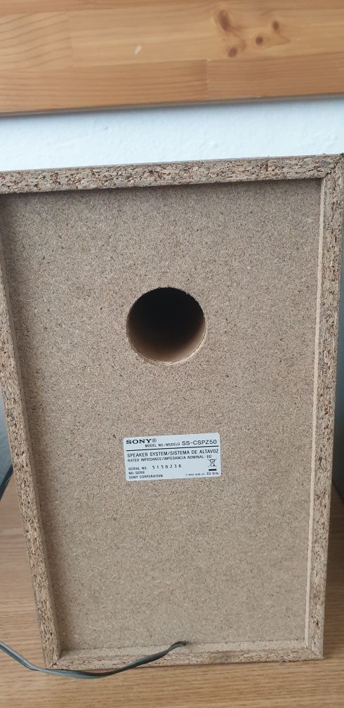 Mini sistem Sony HCD-MX500i, boxe SS-CSPZ50