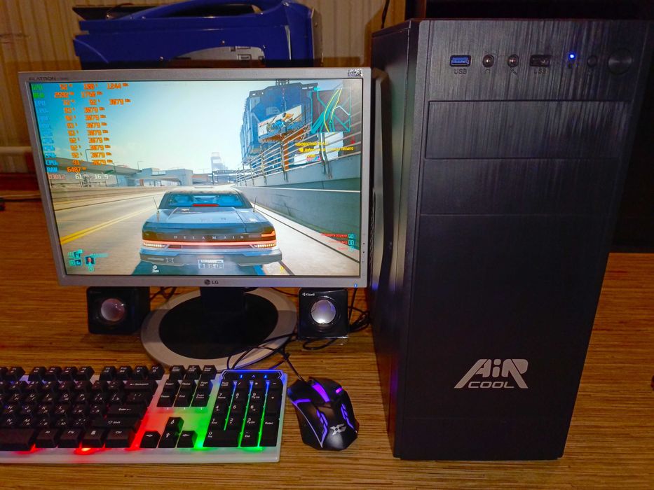 Игровой системный блок Core i7/12GB/Radeon RX 570 8GB/SSD64GB/500GB