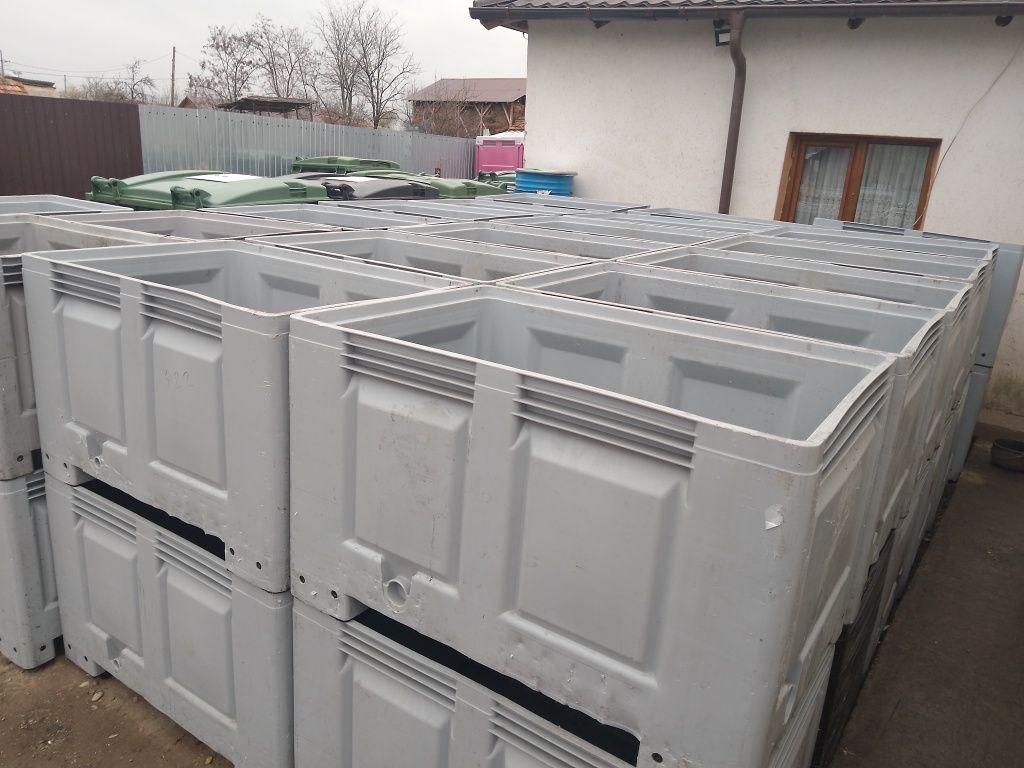 Pubelă gunoi - Cutii plastic - Box paleti - Tomberon
