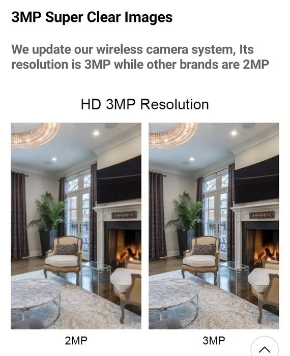 Sistem supraveghere video 4 camere wireless 3mpx si microfon, Kit nou