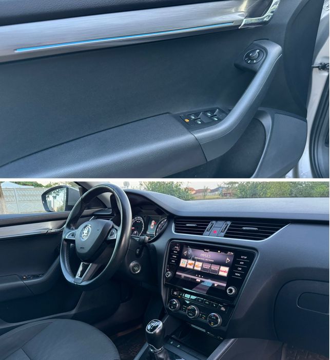 Skoda Octavia 2018 tdi euro 6 carplay lumini ambientale